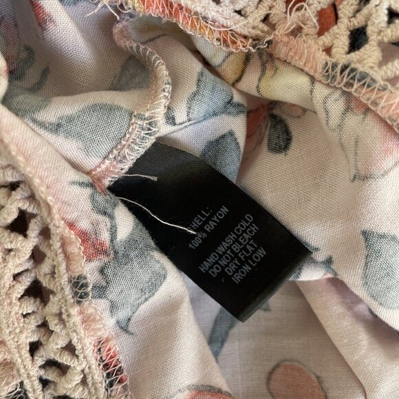 Lulus Off the Shoulder Pink Floral Dress - Size XS (X3) - Picture 12 of 12